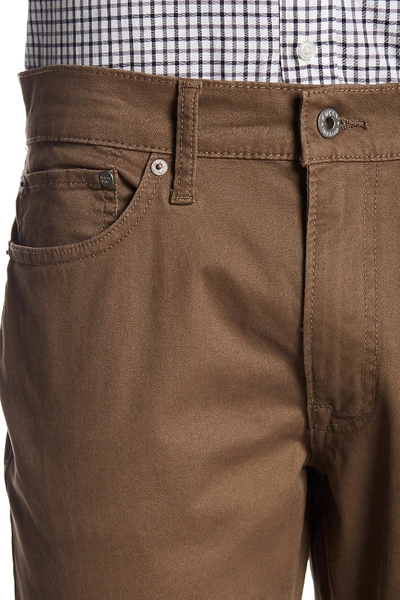 Shop Lucky Brand 121® Heritage Slim Straight Leg Pants In Bark