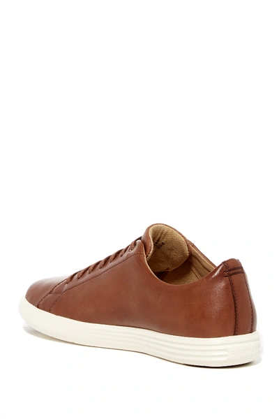 Cole Haan Grand Crosscourt Ii Sneaker In Tan Leathe