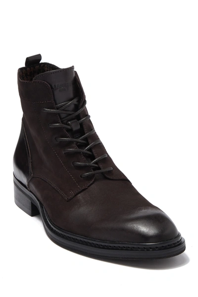 Shop Karl Lagerfeld Lace-up Boot In Brown