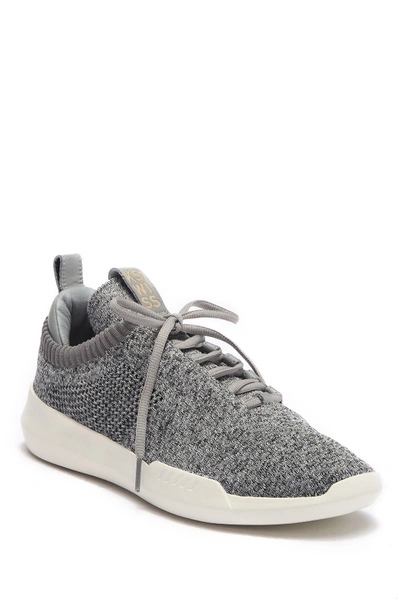 Shop K-swiss Gen-k Icon Knit Sneaker In Neutral Gray/bone