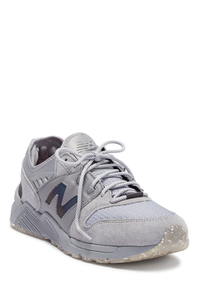 Shop New Balance 009 Reflective Suede Sneaker In Steel