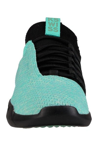 Shop K-swiss Gen-k Icon Knit Sneaker In Cockatoo/black