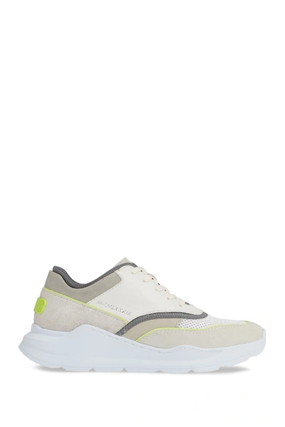 Shop Donald Pliner Kirk Leather & Suede Sneaker In White