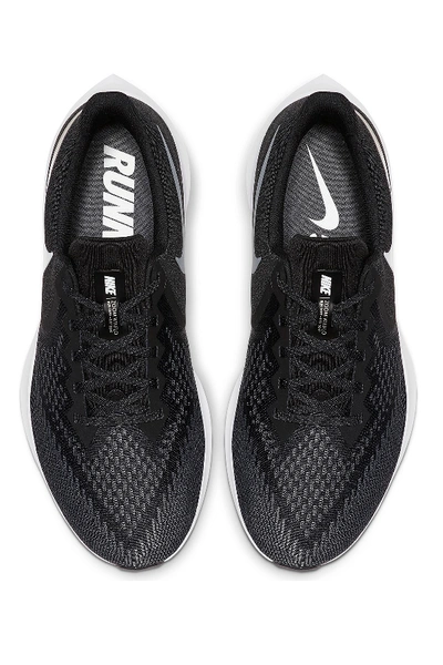 Shop Nike Air Zoom Winflo 6 Running Shoe - Extra Wide Width Available In 001 Black/white