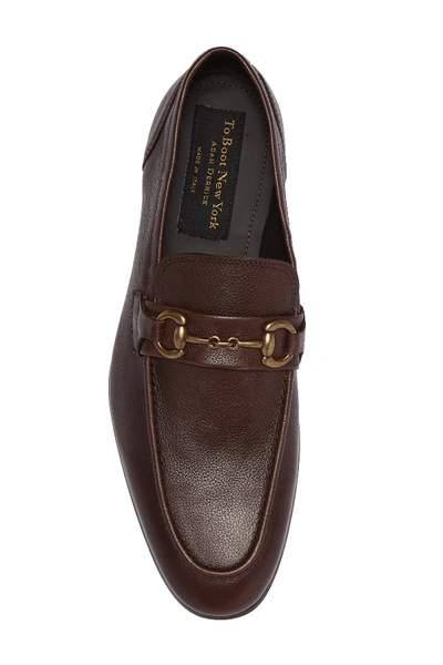 Shop To Boot New York Nile Bit Loafer In Sigaro