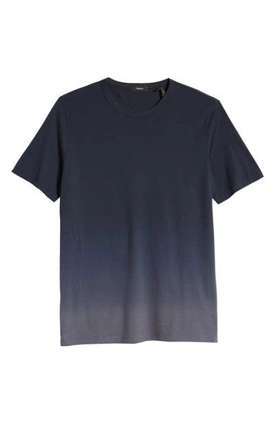Shop Theory Essential Chroma T-shirt In Eclipse/ Reef