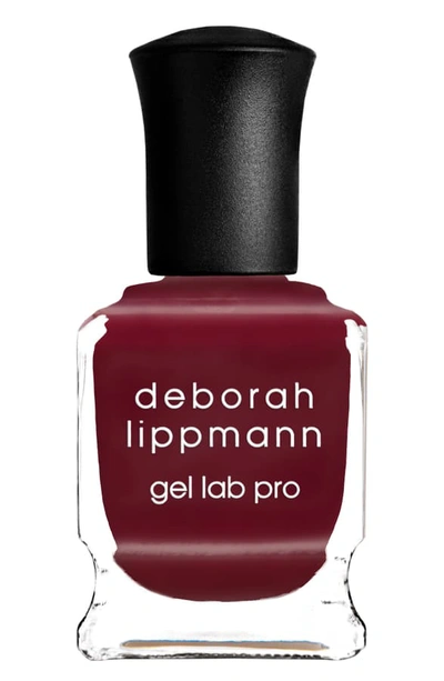 Shop Deborah Lippmann Gel Lab Pro Nail Color In Spill The Wine