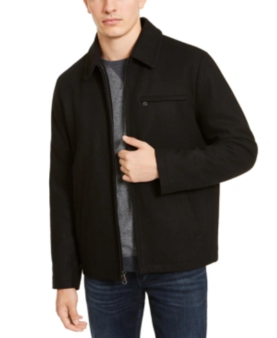 Shop Calvin Klein Men's Wool Hipster Jacket In Black