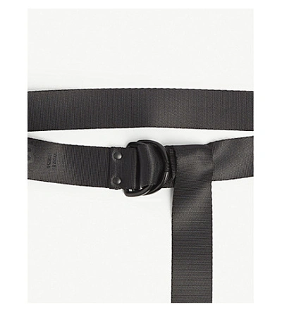 Shop Y-3 Logo Tape Belt In Black