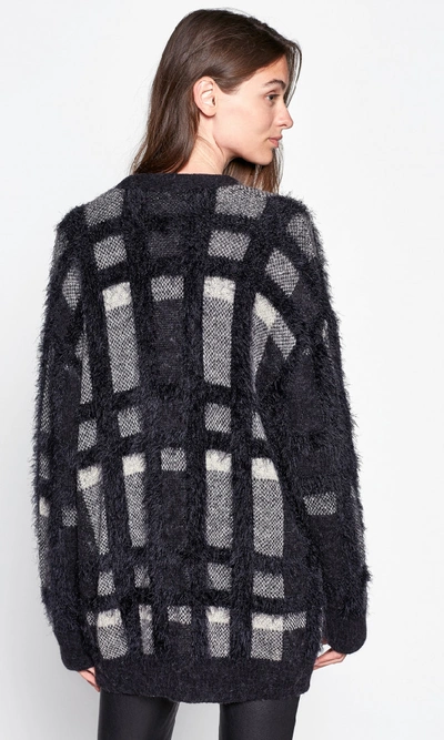 Shop Equipment Cisse Wool Cardigan In True Black Multi