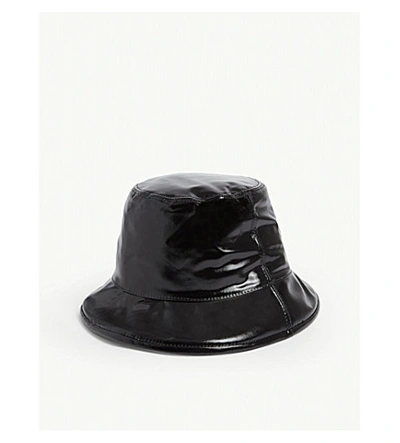 GUCCI Logo-print vinyl bucket hat 