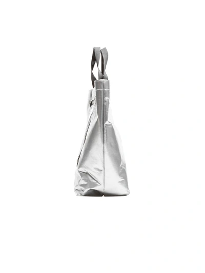 Shop Palm Angels Shopper Bag In Silver