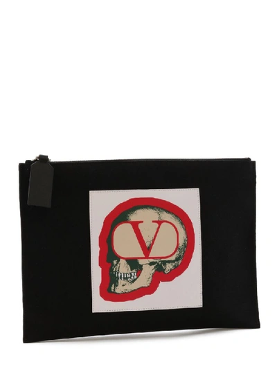Shop Valentino Garavani Pouch X Undercover In Black