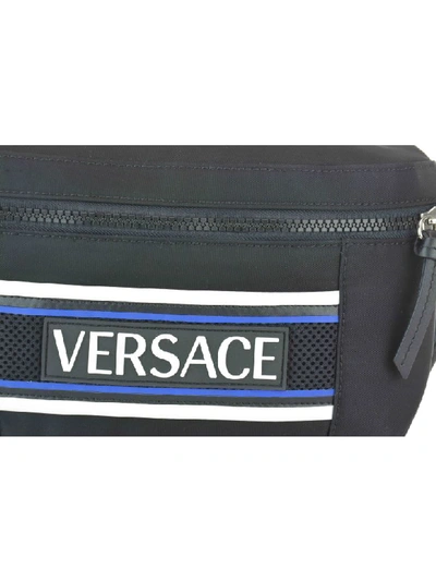 Shop Versace Olympus Belt Bag In Black