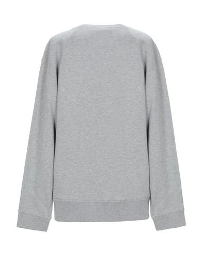 Alberta Ferretti Alitalia Logo Embroidery Grey Sweatshirt In Grey