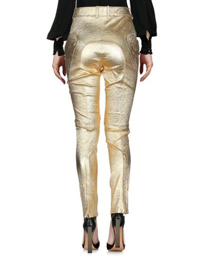 Shop Sies Marjan Woman Pants Gold Size 4 Leather