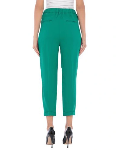 Shop Gotha Woman Pants Green Size 2 Viscose, Elastane