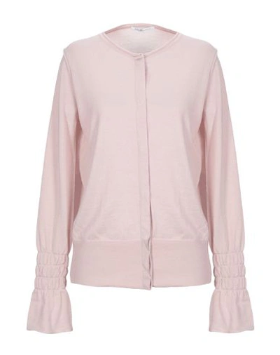 Shop Agnona Cardigans In Pastel Pink