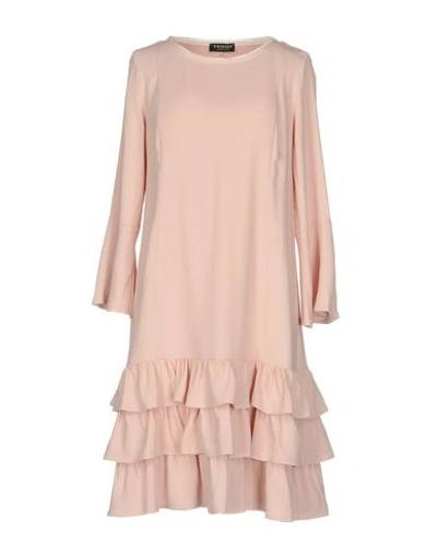 Shop Twinset Woman Midi Dress Pink Size 10 Viscose, Elastane
