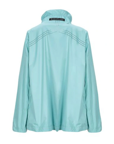 Shop Esemplare Jackets In Turquoise