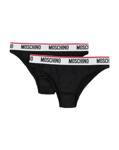 Shop Moschino Brief In Black