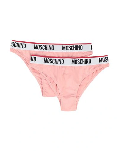 Shop Moschino Brief In Pink