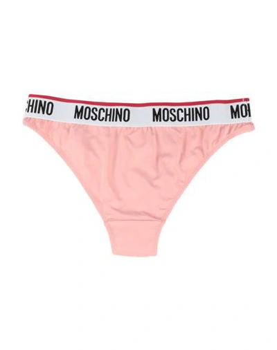Shop Moschino Brief In Pink