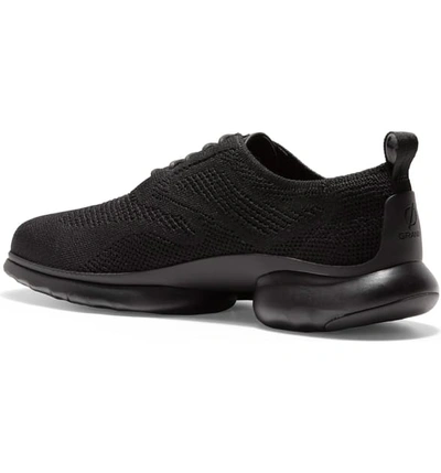 Shop Cole Haan 3.zer?grand Stitchlite Wingtip Sneaker In Black/ Black