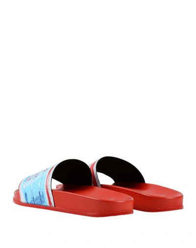 Shop Vetements Sandals In Red
