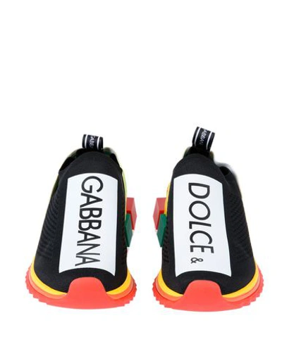 Shop Dolce & Gabbana Man Sneakers Black Size 10 Textile Fibers, Rubber