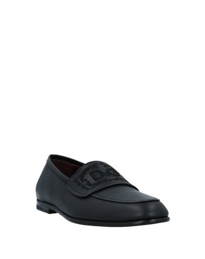 Shop Dolce & Gabbana Man Loafers Black Size 8.5 Soft Leather