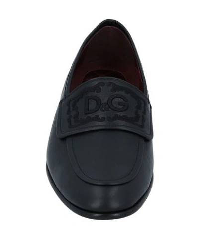 Shop Dolce & Gabbana Man Loafers Black Size 8.5 Soft Leather