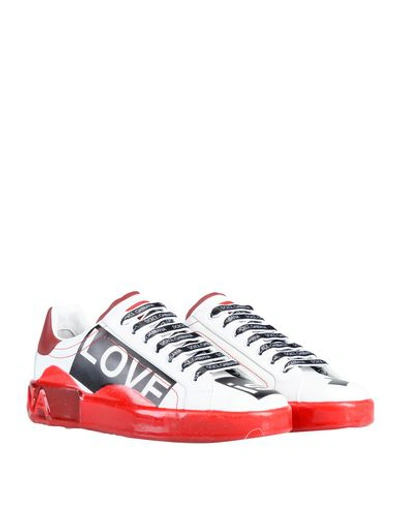 Shop Dolce & Gabbana Man Sneakers White Size 7 Calfskin