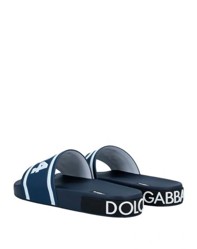 Shop Dolce & Gabbana Sandals In Dark Blue