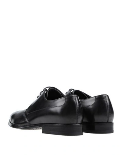 Dolce & Gabbana Black Leather Derby Formal Dress Men Shoes