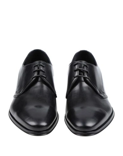 Dolce & Gabbana Black Leather Derby Formal Dress Men Shoes
