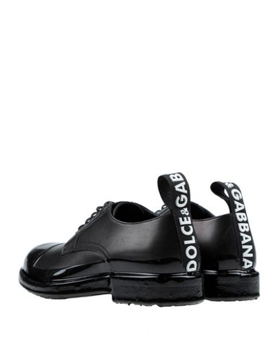 Shop Dolce & Gabbana Man Lace-up Shoes Black Size 9 Soft Leather, Rubber