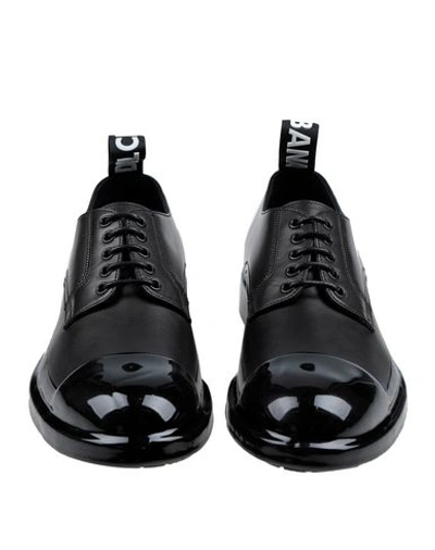 Shop Dolce & Gabbana Man Lace-up Shoes Black Size 9 Soft Leather, Rubber