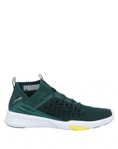 Shop Puma Sneakers In Dark Green