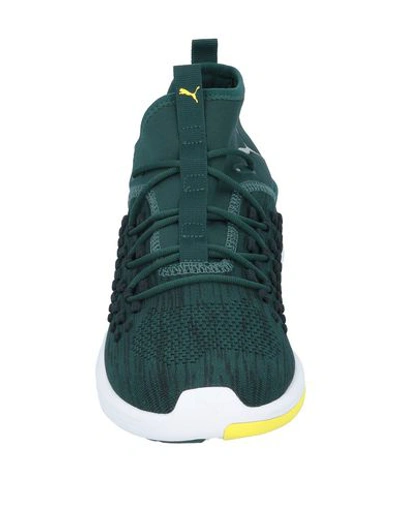 Shop Puma Sneakers In Dark Green