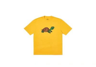 Pre-owned Palace  Purtle T-shirt Yellow