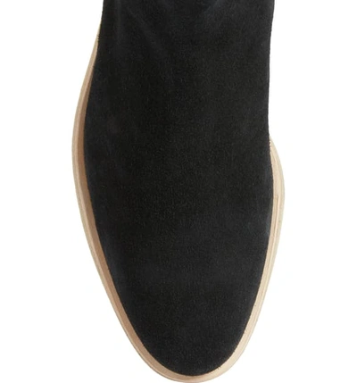 Shop Common Projects Chelsea Boot In Black/white Sole