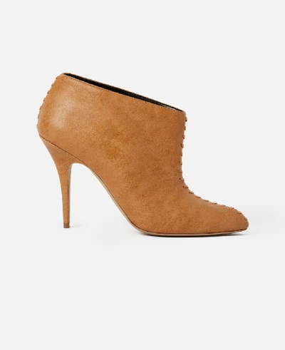 Shop Stella Mccartney Camel Ankle Boots