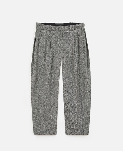 Shop Stella Mccartney Dawson Wool Trousers In Grey
