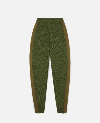 Shop Stella Mccartney Khaki Knit Pants In Green