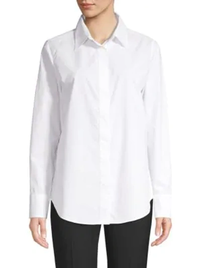 Shop Equipment Tilda Button-down Shirt In Bright White