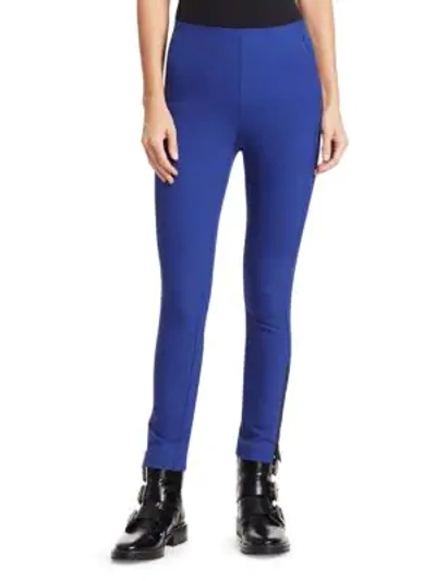Shop Rag & Bone Simone Zipper Trousers In Electric Blue