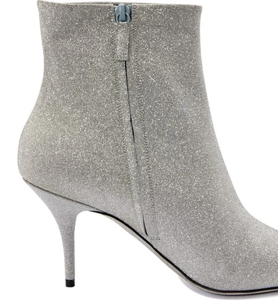 Shop Balenciaga Knife Ankle Boots In Silver