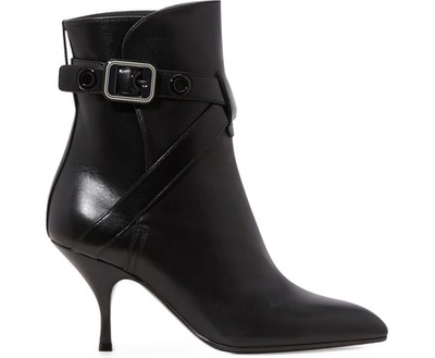 Shop Bottega Veneta Goatskin Ankle Boots In Black
