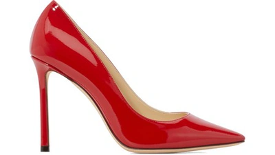 Shop Jimmy Choo Romy 100 Pumps In Red